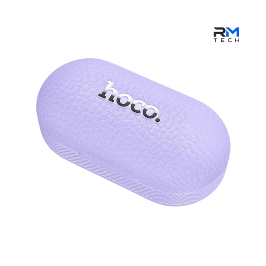HOCO EQ19 Duke V Auriculares Bluetooth True Wireless em Roxo – RM TECH