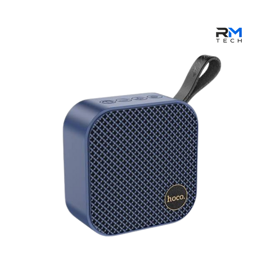HOCO HC22 Mini Coluna Bluetooth Portátil com TWS e Mais de 4 Horas de Autonomia em Azul – RM TECH