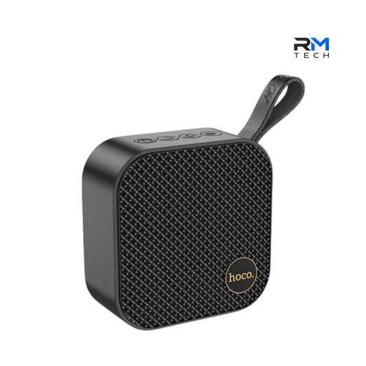 HOCO HC22 Mini Coluna Bluetooth Portátil com TWS e Mais de 4 Horas de Autonomia em Preto – RM TECH