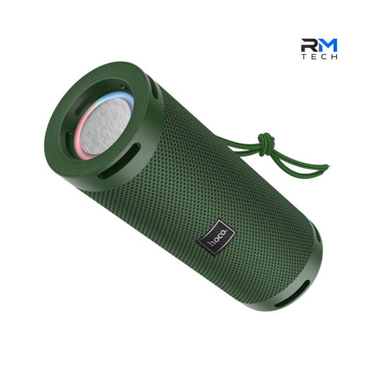 HOCO HC9 Coluna Bluetooth Portátil 10W com Luzes RGB LED em Verde – RM TECH