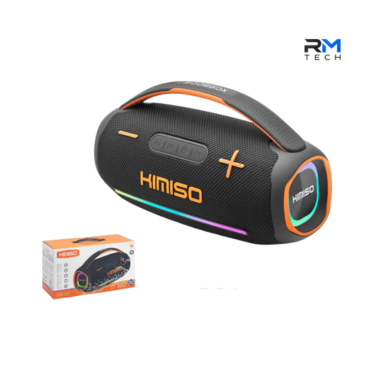 Kimiso KMS-323 Coluna Bluetooth Party Speaker 30W com Luzes RGB LED em Preto – RM TECH