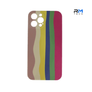 Rainbow Wave Silicone Case for iPhone 12 Pro Max