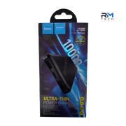 Hoco J100 10000mAh Ultra-Thin Power Bank with Dual USB Output