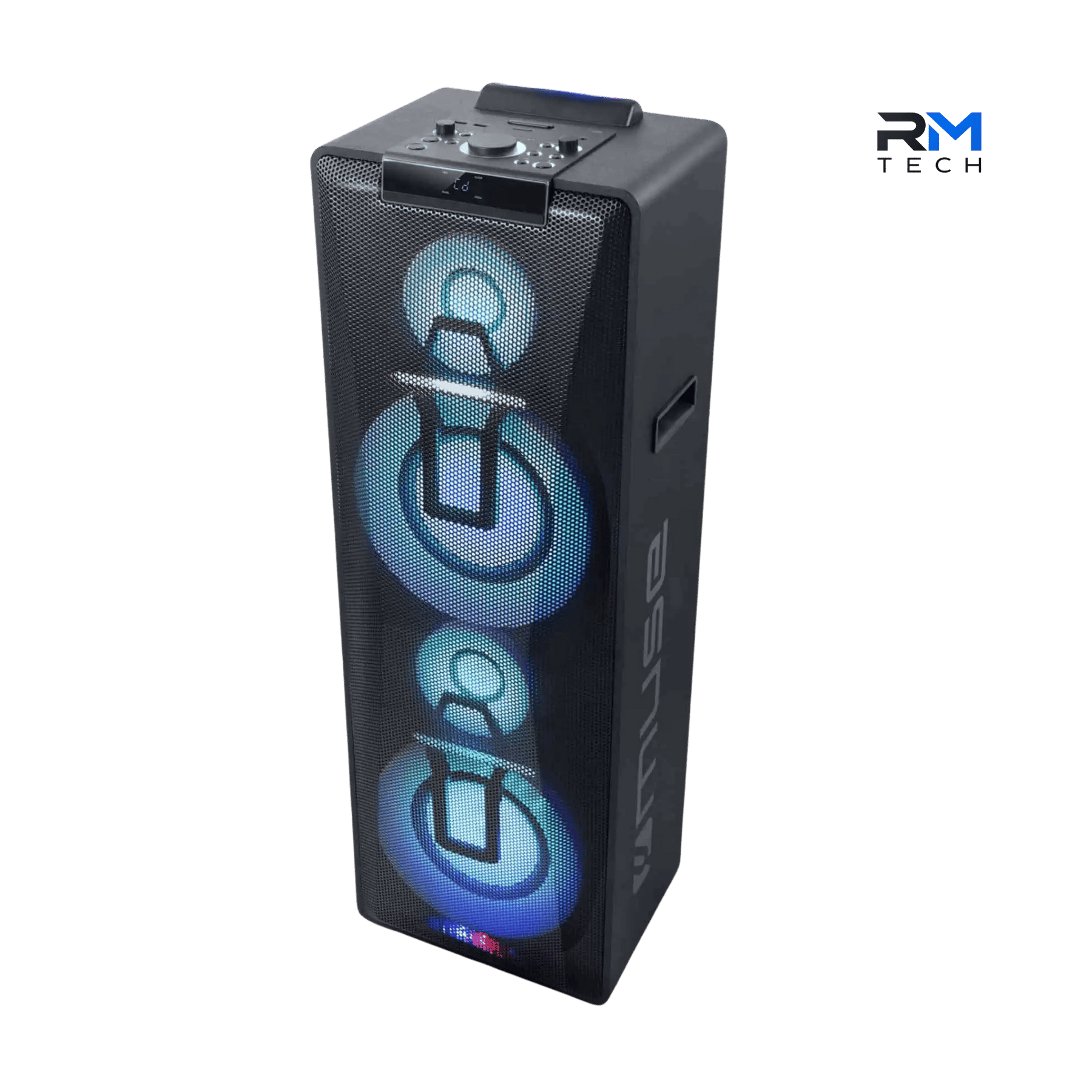 Muse M-1990 DJ Party Box Speaker – 1000W Bluetooth Portable Speaker with LED Lights, CD Player & USB