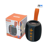 Kimiso KMS-335 Portable Bluetooth Speaker 8W with RGB LED Lights & IPX5 Water Resistance – Black
