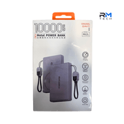 R62L 10000mAh Magnetic Wireless Metal Power Bank with PD Fast Charging