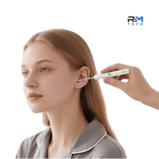 HOCO HP65 Visual Smart Ear Cleaner with HD Camera, Wi-Fi & App – 6 LED Lights – White