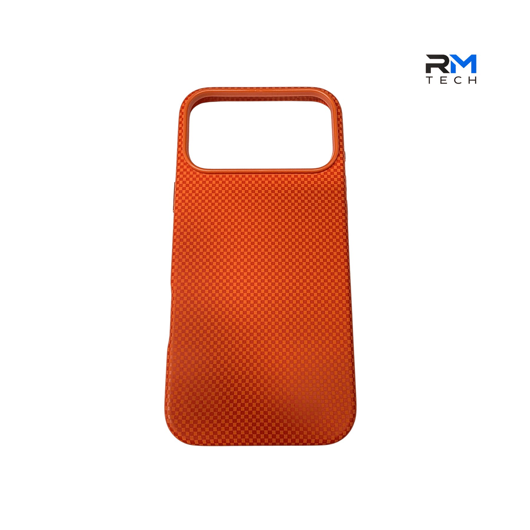 Premium Orange Carbon Fiber Magnetic Case for iPhone 17 Pro Max – Slim Shockproof Protective Cover