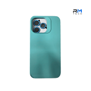Silicone Camera Lens Protection Case for iPhone 15 Pro Max – Shockproof Soft Touch Cover (Blue)