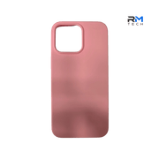 Pink Silicone Protective Case for iPhone 15 Pro Max – Soft Touch Shockproof Cover