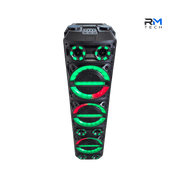 Sing-e ZQS8315 Bluetooth Party Tower Speaker with RGB LED Lights & Wireless Microphone
