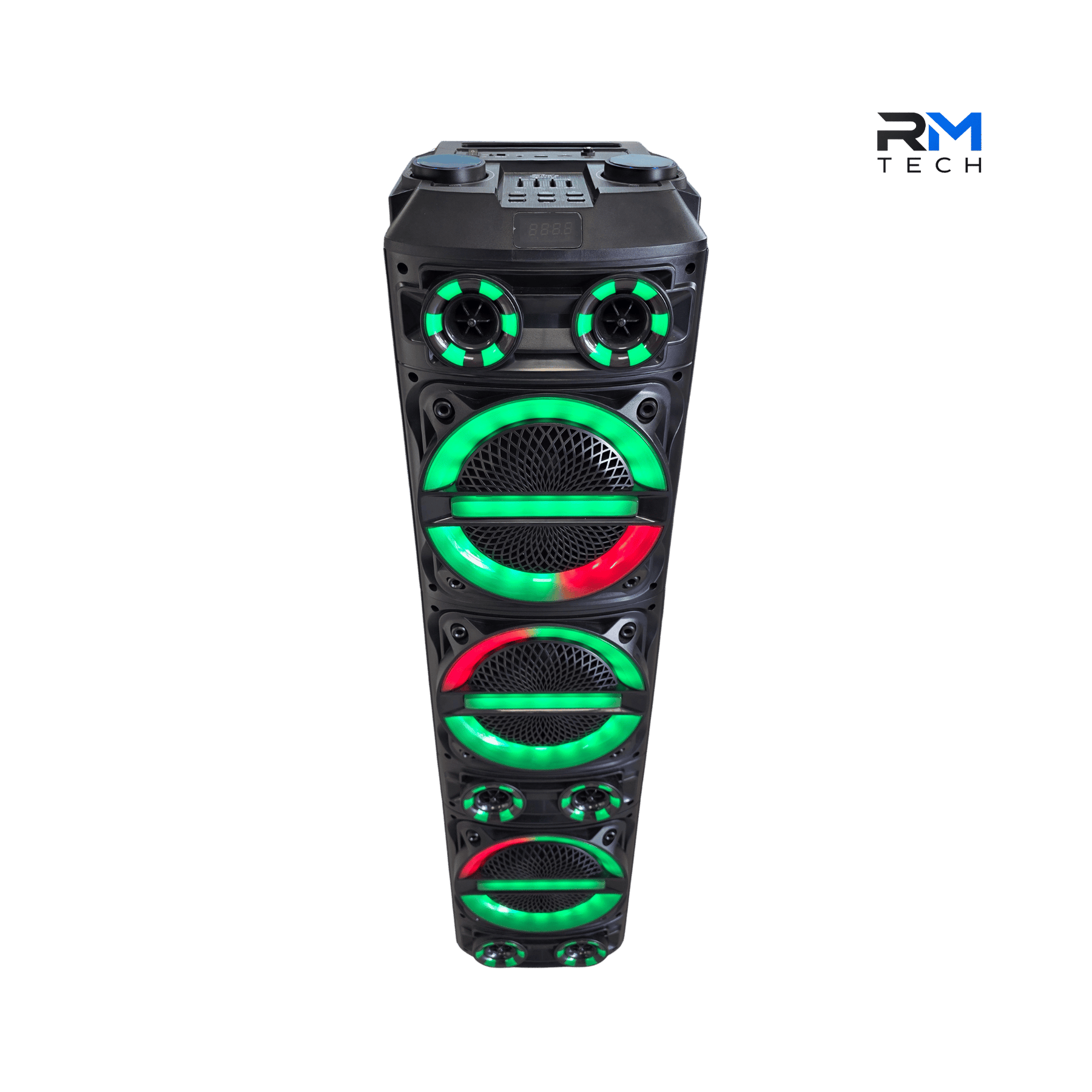 Sing-e ZQS8315 Bluetooth Party Tower Speaker with RGB LED Lights & Wireless Microphone