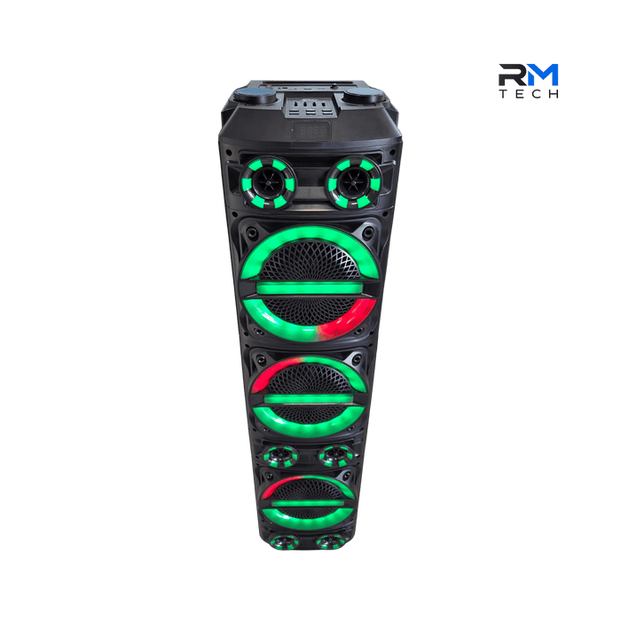 Sing-e ZQS8315 Bluetooth Party Tower Speaker with RGB LED Lights & Wireless Microphone