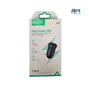 HOCO Z62 18W QC3.0 Mini USB Car Charger – Aluminium Alloy Fast Charger