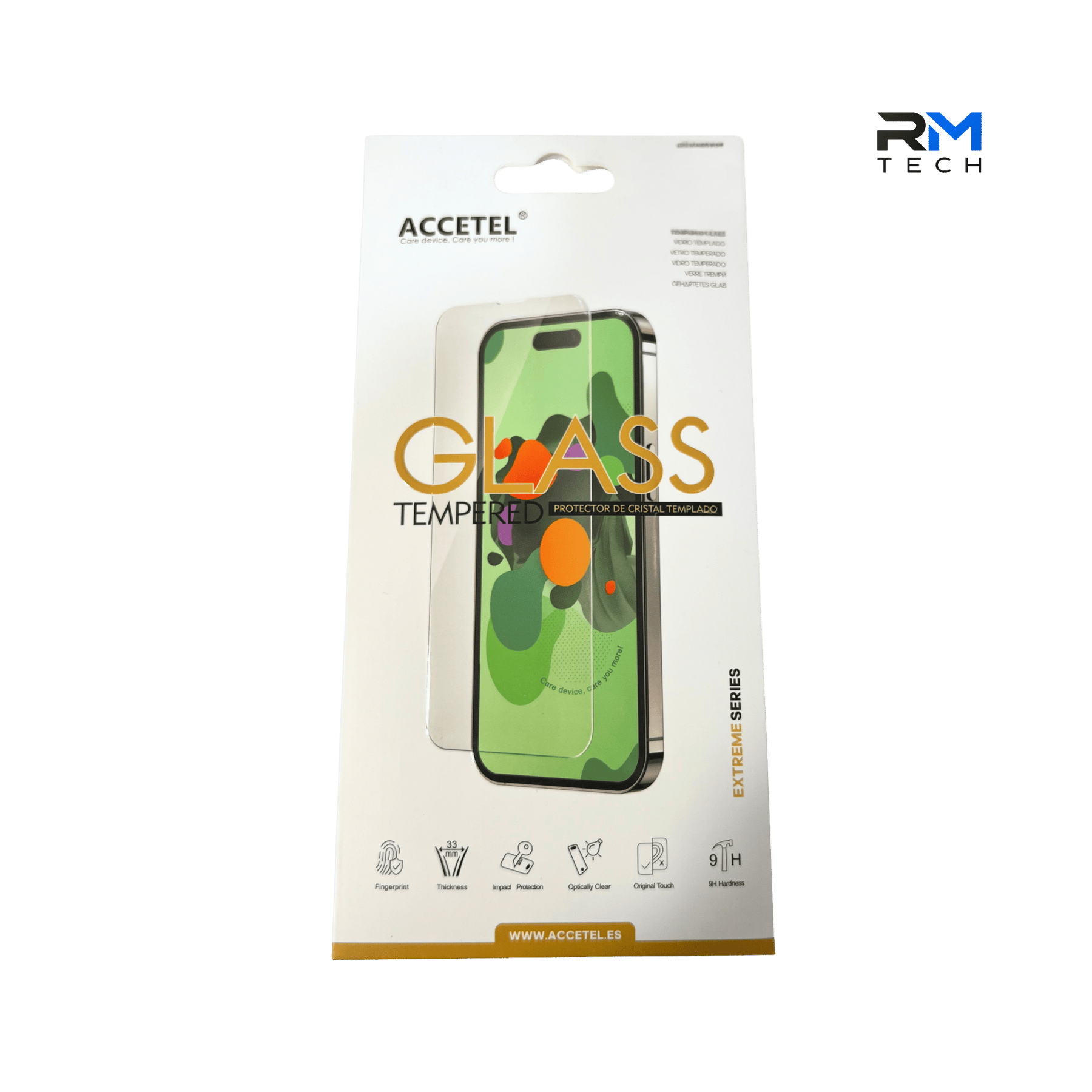 ACCETEL Extreme Series Tempered Glass for Samsung Galaxy A54 5G / S23 FE 5G – 9H HD Screen Protector
