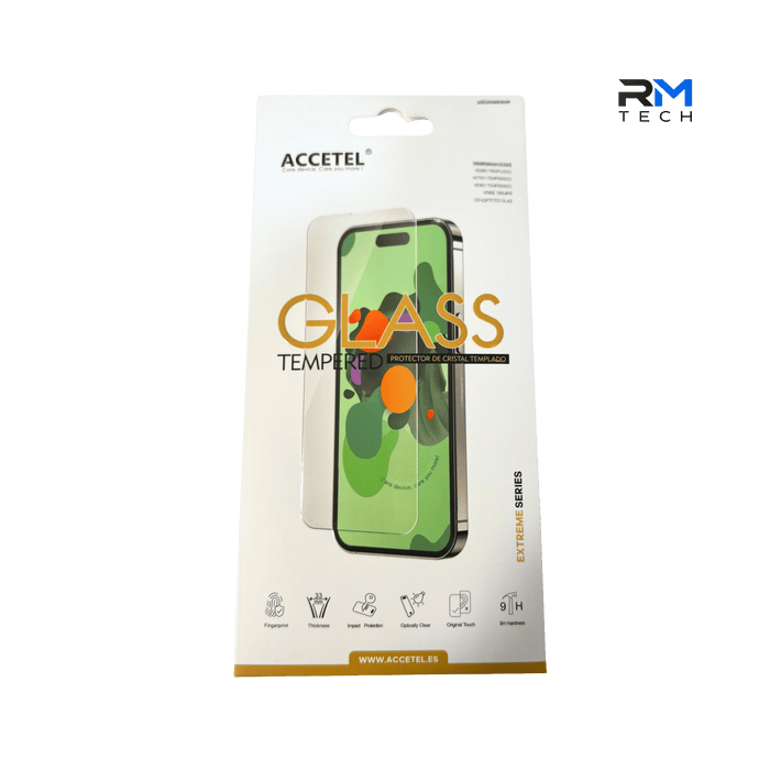 ACCETEL Premium Tempered Glass Screen Protector for iPhone 15 Pro