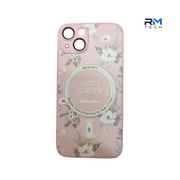 MagSafe Secret Garden Floral Case for iPhone 13 & iPhone 14 – Pink Protective Cover