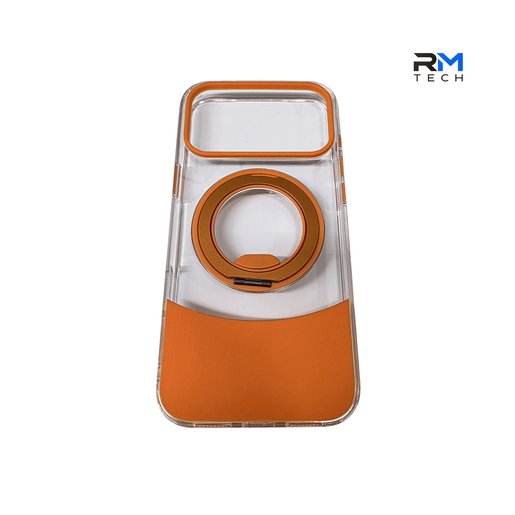 Clear Magnetic Ring Stand Case for iPhone 17 Pro Max – Shockproof Transparent Protective Cover