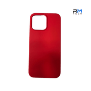 Red Silicone Protective Case for iPhone 15 Pro Max – Soft Touch Shockproof Cover
