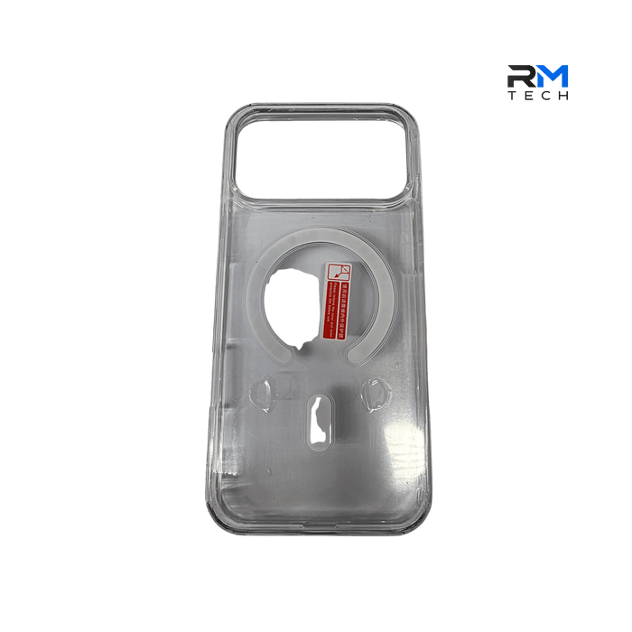 Crystal Clear Magnetic Case for iPhone 17 Pro Max – Slim Shockproof Transparent Protective Cover
