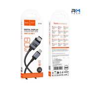 HOCO X118 USB-A to USB-C Digital Display Fast Charging Cable – 50W, 1M – Black