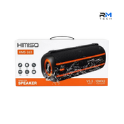 Kimiso KMS-263 Portable Bluetooth Speaker 20W with RGB LED Lights – Black