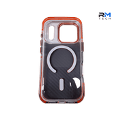 Carbon Fiber MagSafe Case for iPhone 17 Pro – Transparent Shockproof Magnetic Cover