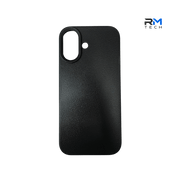 Classic Black Silicone Case for iPhone 17 – Slim Shockproof Protective Cover
