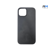 Black Silicone Protective Case for iPhone 15 – Soft Touch Shockproof Cover