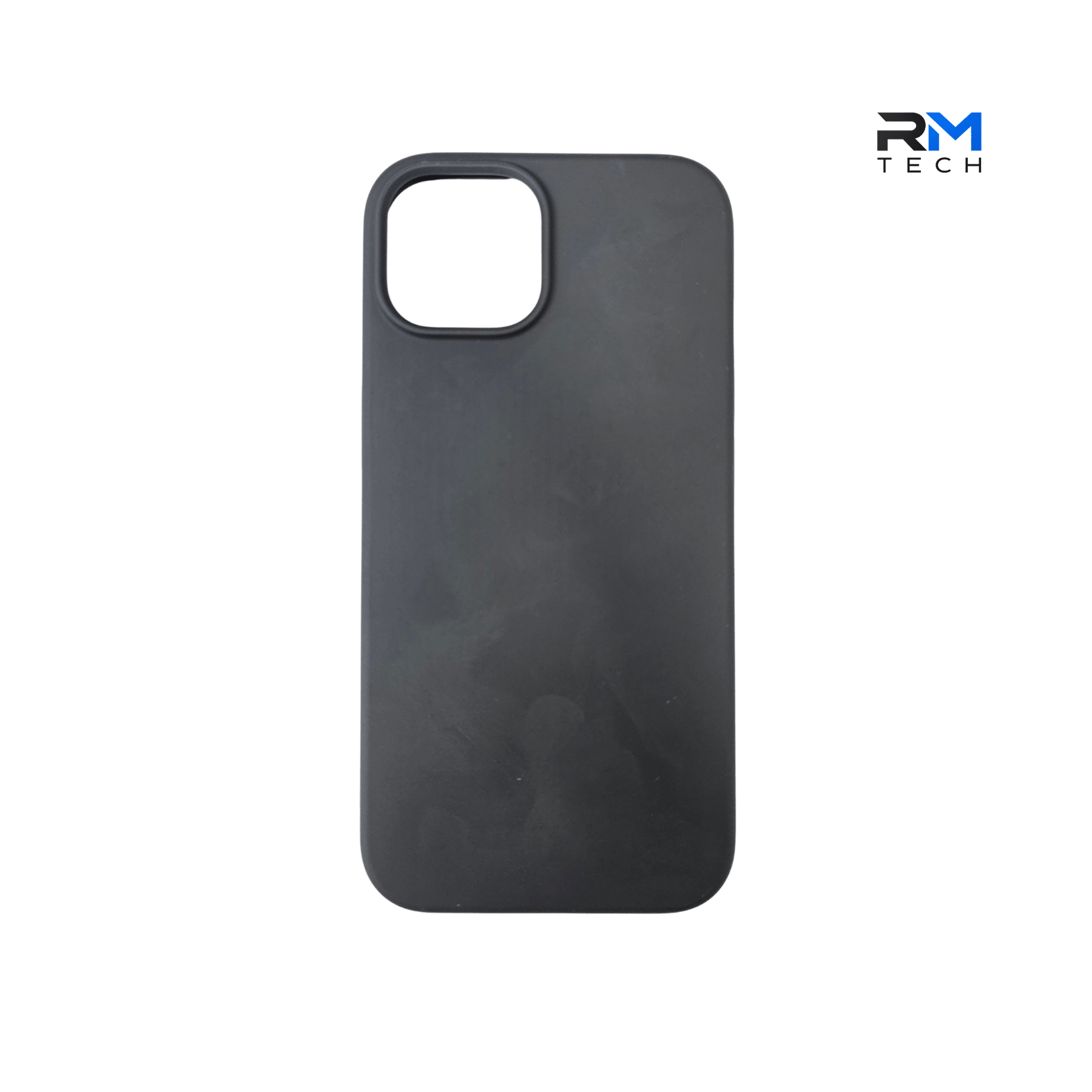 Black Silicone Protective Case for iPhone 15 – Soft Touch Shockproof Cover