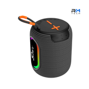 SING-E ZQS-P6 Portable Bluetooth Speaker 5W with RGB LED Lights & IPX4 Water Resistance – Black