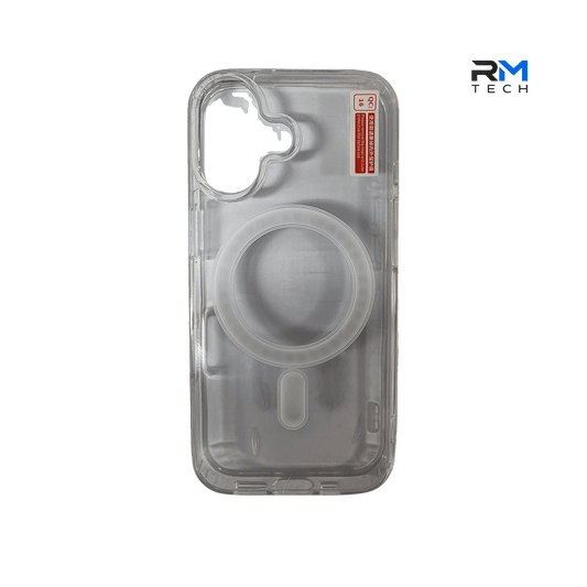 Crystal Clear MagSafe Case for iPhone 17 – Transparent Shockproof Protective Cover