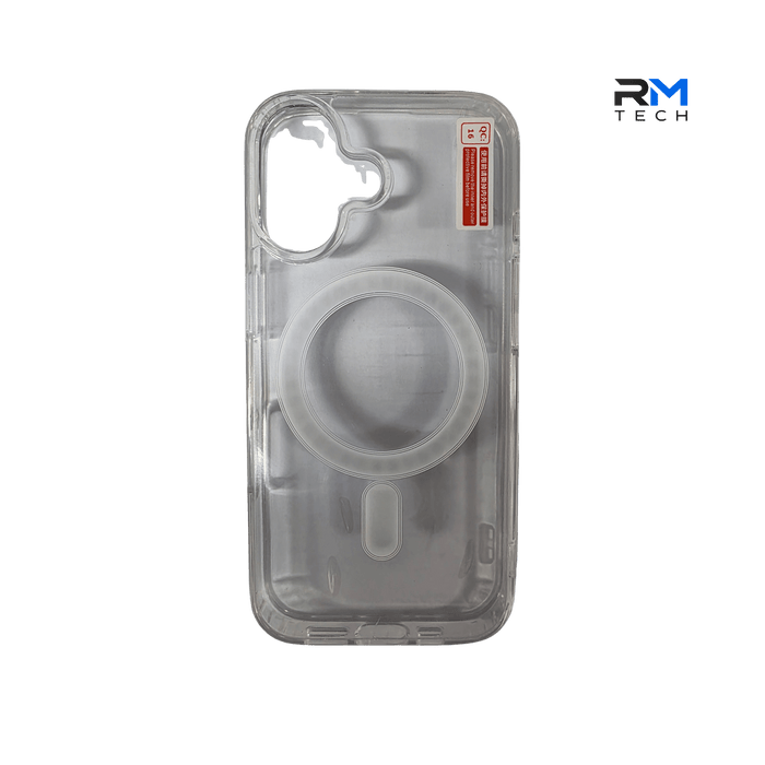 Crystal Clear MagSafe Case for iPhone 17 – Transparent Shockproof Protective Cover
