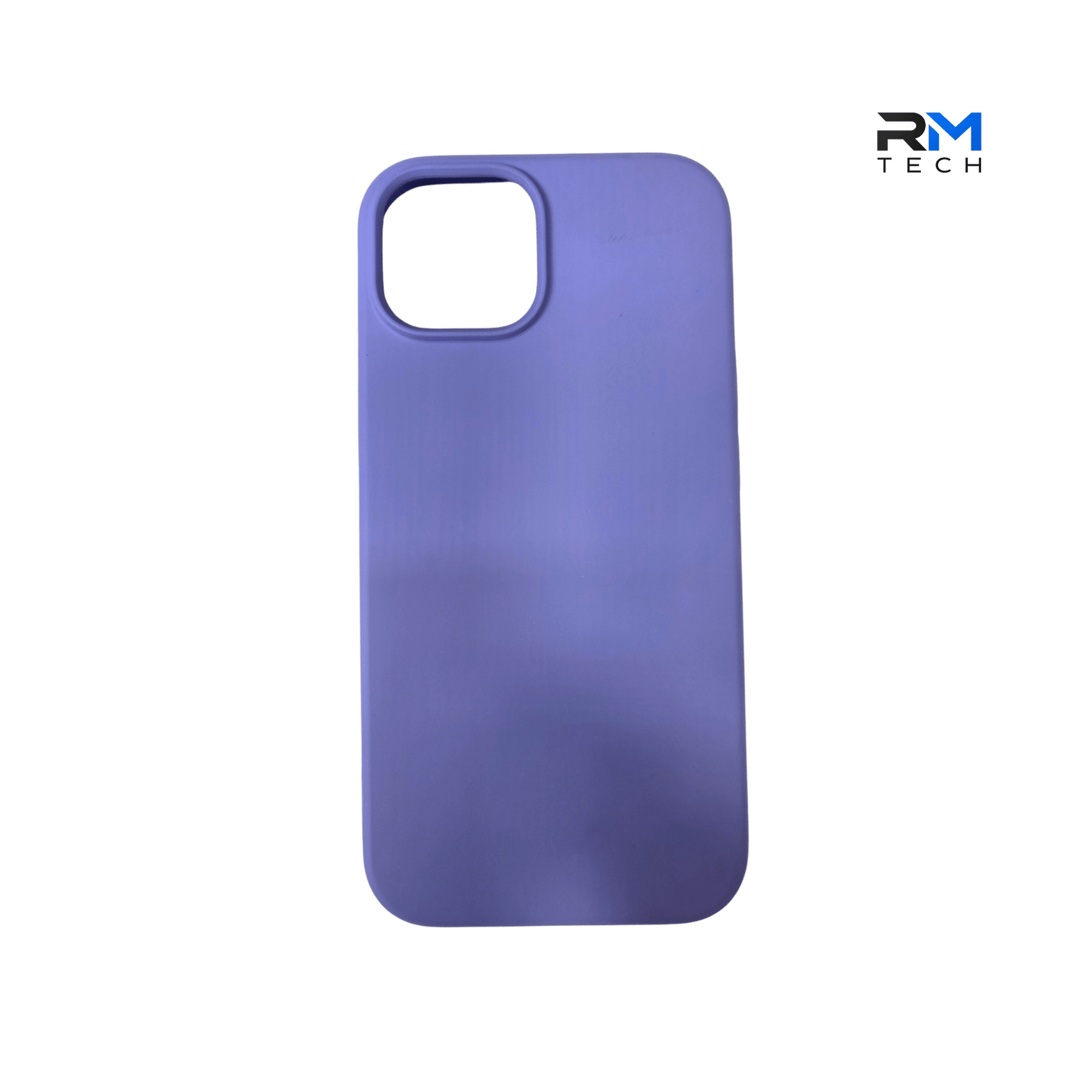 Purple Silicone Protective Case for iPhone 15 – Soft Touch Shockproof Cover