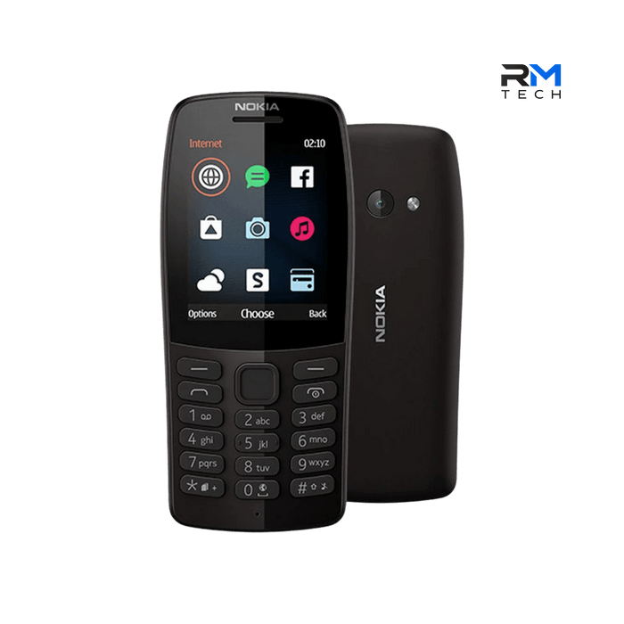 Nokia 210 Dual SIM Feature Phone – 2.4" Display – Internet Apps – Black