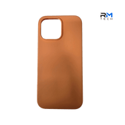 Premium Orange Silicone Case for iPhone 16 Pro Max – Soft Touch Shockproof Protective Cover