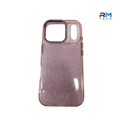 Glitter Sparkle Protective Case for iPhone 17 Pro – Luxury Shockproof Cover (Rose Gold)