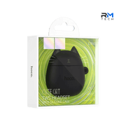 HOCO EW45 Cute Cat True Wireless Bluetooth Earbuds with Silicone Protective Case – Black