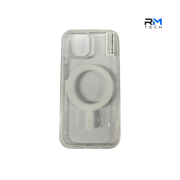 Clear MagSafe Magnetic Case for iPhone 15 – Transparent Shockproof Cover