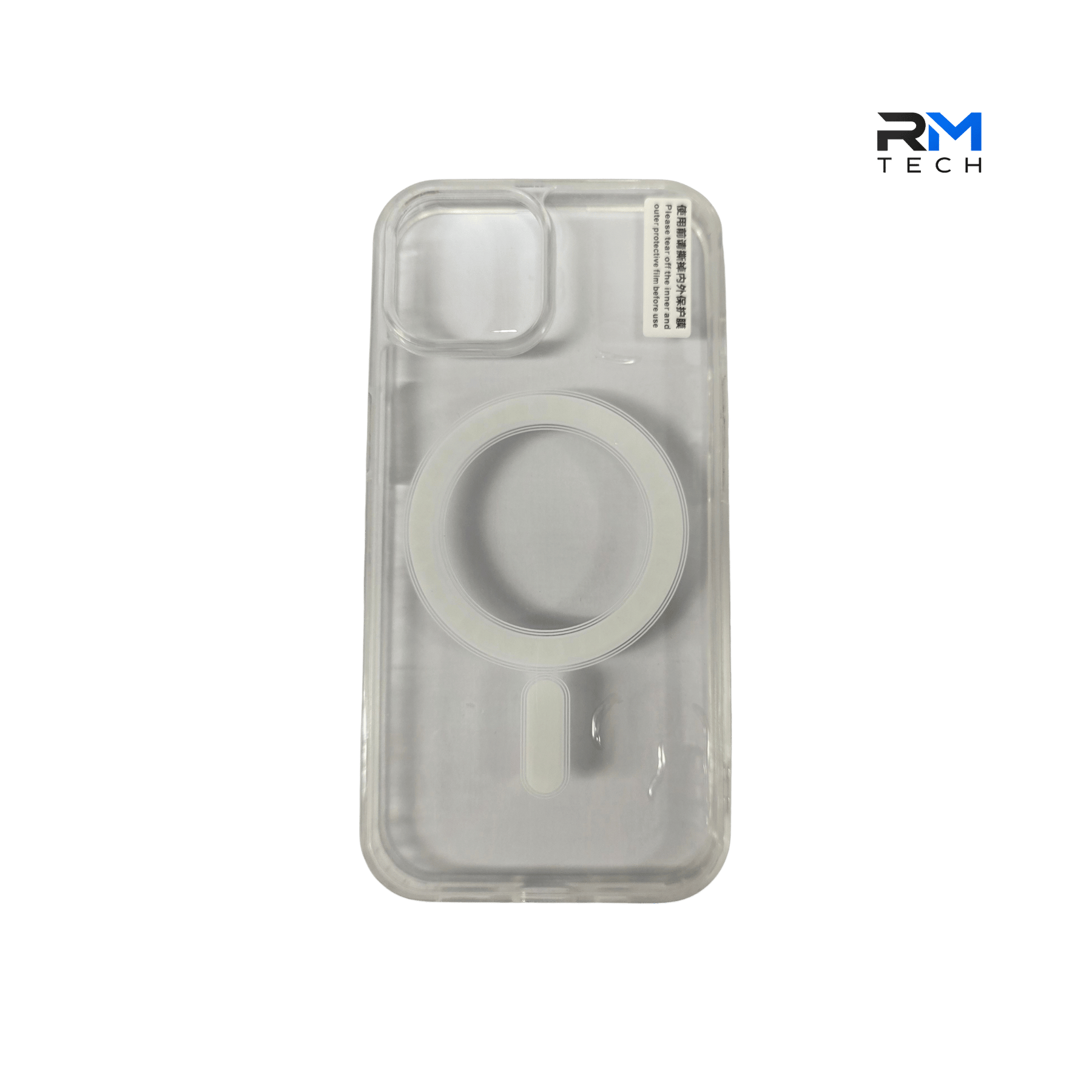 Clear MagSafe Magnetic Case for iPhone 15 – Transparent Shockproof Cover