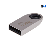 HOCO UD9 8GB Mini USB Flash Drive – USB 2.0 High-Speed Metal Memory Stick – Silver