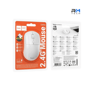 HOCO GM42 2.4G Wireless Optical Mouse with USB Receiver – White