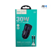 HOCO Z57 30W PD Fast Car Charger Set with USB-C to USB-C Cable
