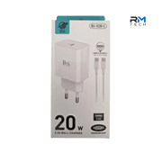 BS 20W USB-C Fast Wall Charger with USB-C to USB-C Cable – BS-1C20-C
