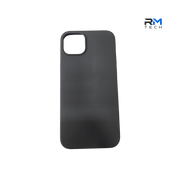 Premium Silicone Case for iPhone 15 Plus – Soft Touch Shockproof Protective Cover (Black)