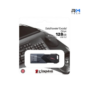 Kingston DataTraveler Exodia Onyx 128GB USB 3.2 Flash Drive – High-Speed USB Memory Stick – Black