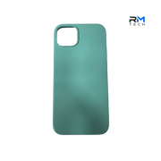 Premium Silicone Case for iPhone 15 Plus – Soft Touch Shockproof Protective Cover (Green)