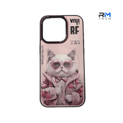 Cute Cat Designer Case for iPhone 15 Pro – Premium Shockproof Protective Cover