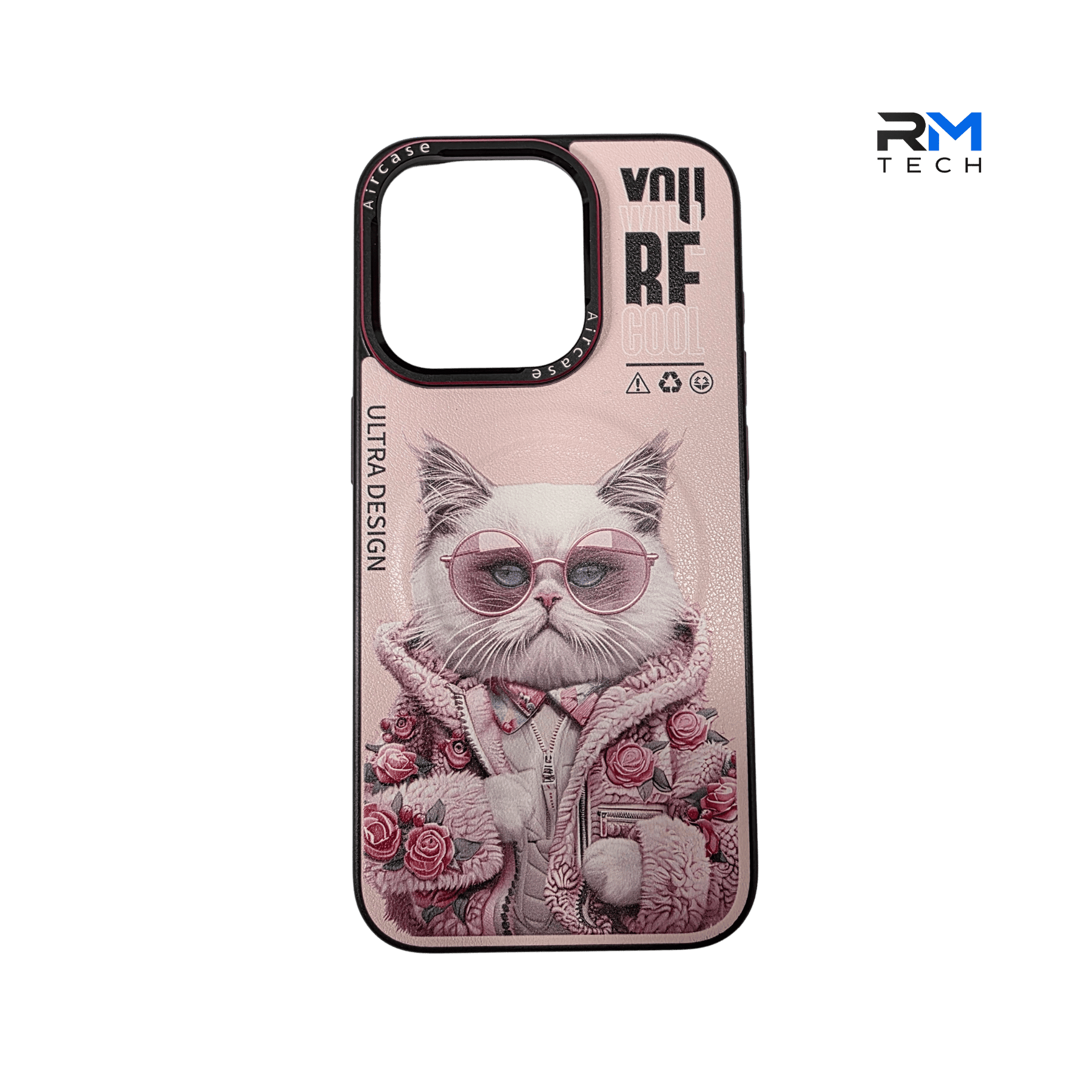 Cute Cat Designer Case for iPhone 15 Pro – Premium Shockproof Protective Cover