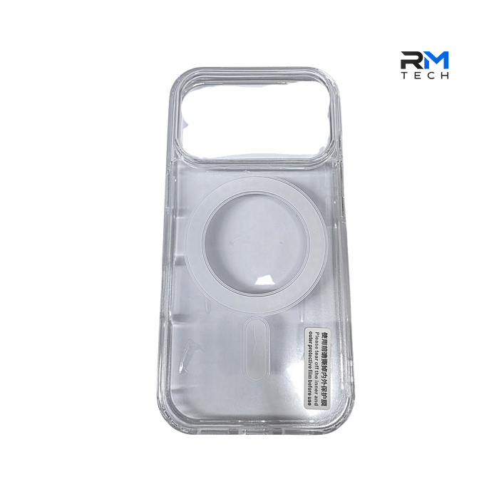 Clear MagSafe Case for iPhone 17 Pro – Transparent Shockproof Magnetic Cover